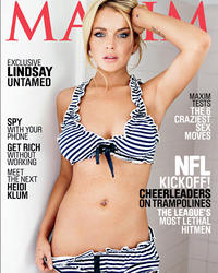 Lindsay Lohan show off her body in Maxim magazine - Hot Celebs Home