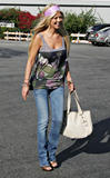 Tara Reid shows some cleavage out and about in Hollywood