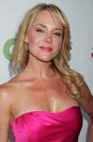 Julie Benz shows nice cleavage in pink dress at CBS, CW and Showtime Press Tour Party in Los Angeles